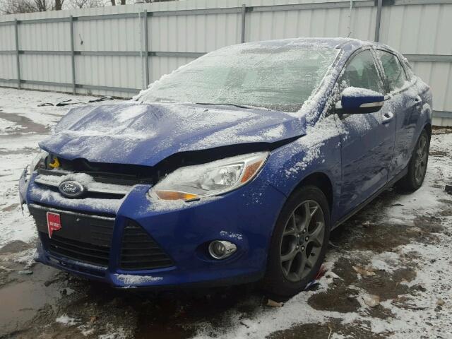 1FADP3F26DL345308 - 2013 FORD FOCUS SE BLUE photo 2