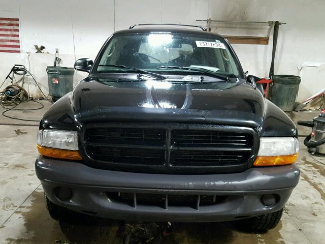 1D4HS38N43F625813 - 2003 DODGE DURANGO SP BLACK photo 9