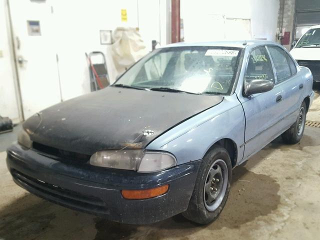 1Y1SK5261TZ008847 - 1996 GEO PRIZM BLUE photo 2