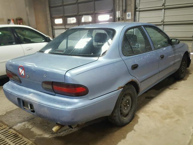 1Y1SK5261TZ008847 - 1996 GEO PRIZM BLUE photo 4