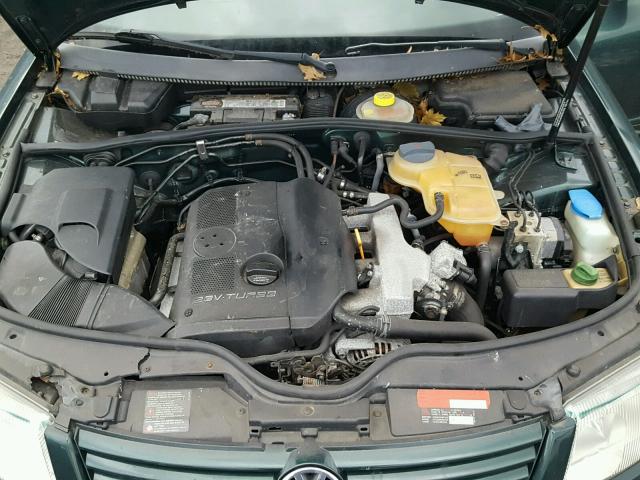 WVWMA63B7XE507554 - 1999 VOLKSWAGEN PASSAT GLS GREEN photo 7