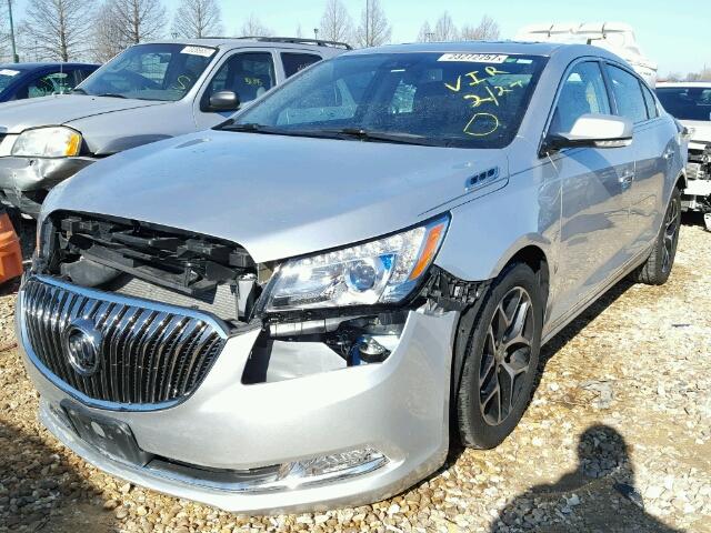 1G4G45G34GF269623 - 2016 BUICK LACROSSE S SILVER photo 2