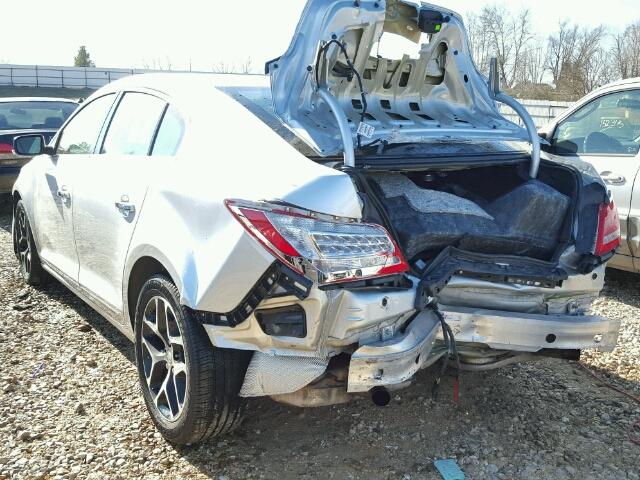 1G4G45G34GF269623 - 2016 BUICK LACROSSE S SILVER photo 3