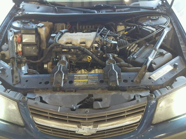 2G1WF52E459118606 - 2005 CHEVROLET IMPALA BLUE photo 7