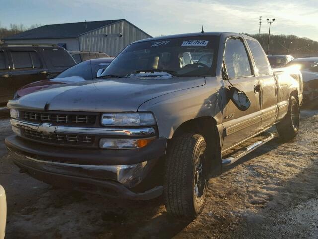 1GCEK19T81E185809 - 2001 CHEVROLET SILVERADO TAN photo 2