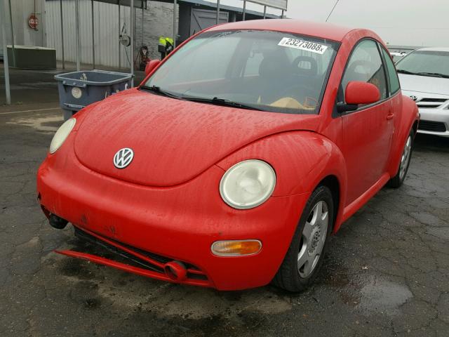 3VWBB61C2WM035110 - 1998 VOLKSWAGEN NEW BEETLE 红色 照片 2