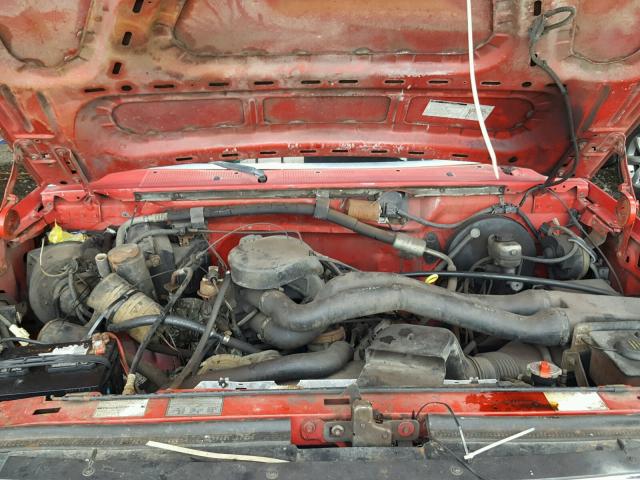 1FTEX15N3NKA84242 - 1992 FORD F150 TWO TONE photo 7