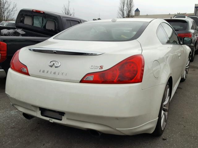 JNKCV64E38M110051 - 2008 INFINITI G37 BASE WHITE photo 4