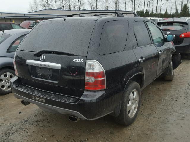 2HNYD18225H523763 - 2005 ACURA MDX BLACK photo 4