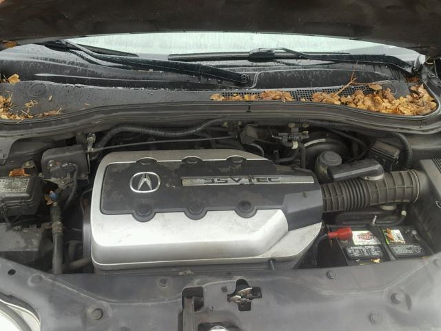 2HNYD18225H523763 - 2005 ACURA MDX BLACK photo 7