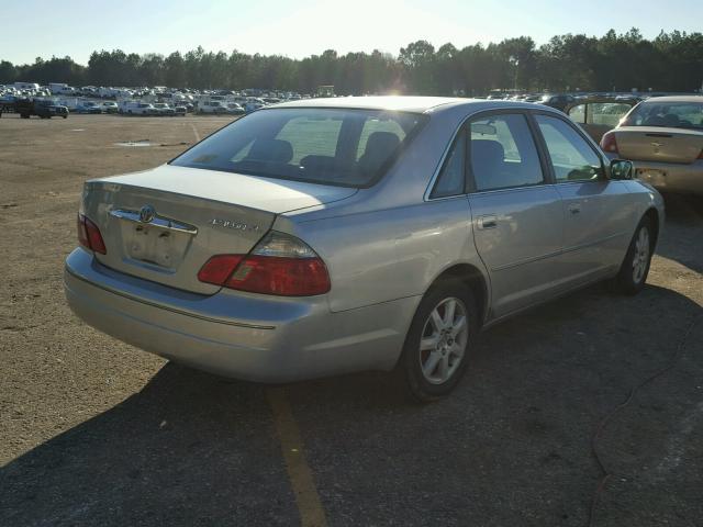 4T1BF28B83U306526 - 2003 TOYOTA AVALON XL SILVER photo 4