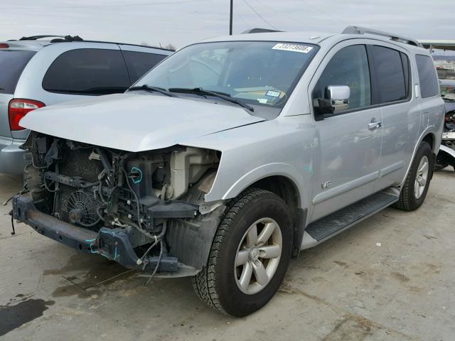 5N1BA08D99N607071 - 2009 NISSAN ARMADA SE SILVER photo 2