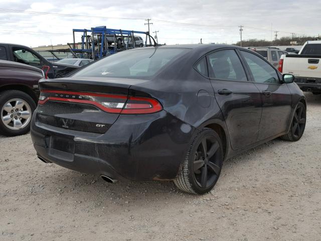 1C3CDFEB3ED500348 - 2014 DODGE DART GT BLACK photo 4