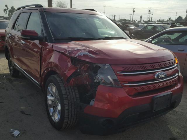 1FMHK7F84BGA68634 - 2011 FORD EXPLORER L RED photo 1