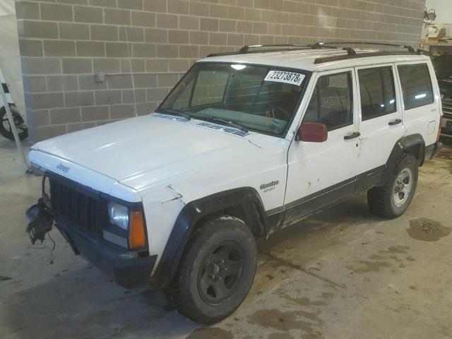 1J4FJ68S9RL179497 - 1994 JEEP CHEROKEE S WHITE photo 2