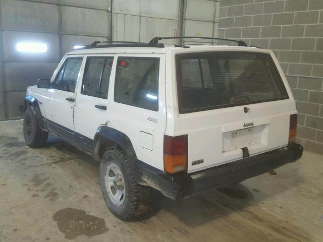 1J4FJ68S9RL179497 - 1994 JEEP CHEROKEE S WHITE photo 3