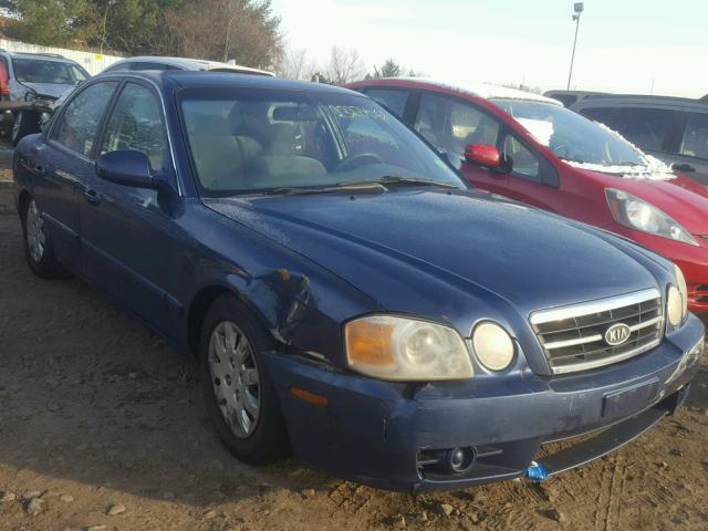 KNAGD126745363492 - 2004 KIA OPTIMA LX BLUE photo 1