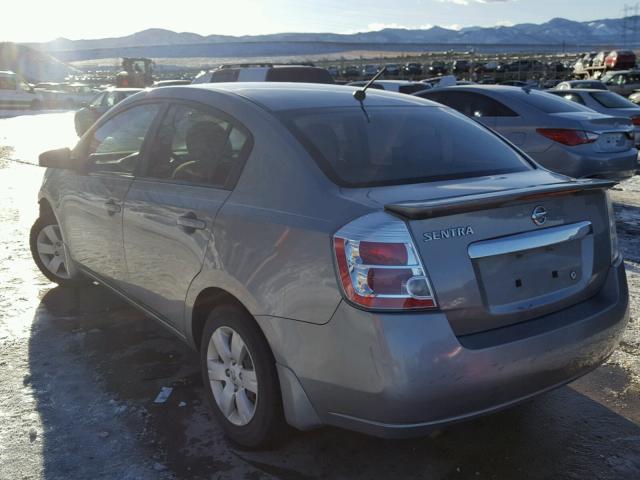 3N1AB6APXCL765305 - 2012 NISSAN SENTRA 2.0 SILVER photo 3