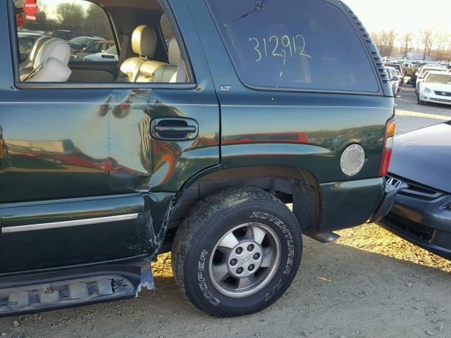 1GNEC13T11J242078 - 2001 CHEVROLET TAHOE C150 GREEN photo 10