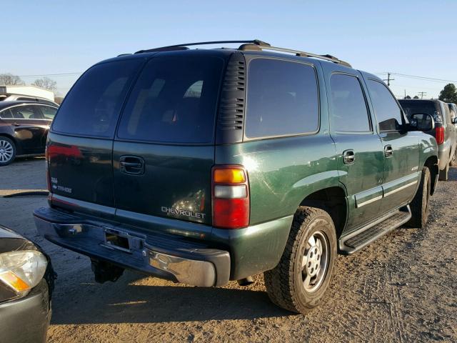 1GNEC13T11J242078 - 2001 CHEVROLET TAHOE C150 GREEN photo 4