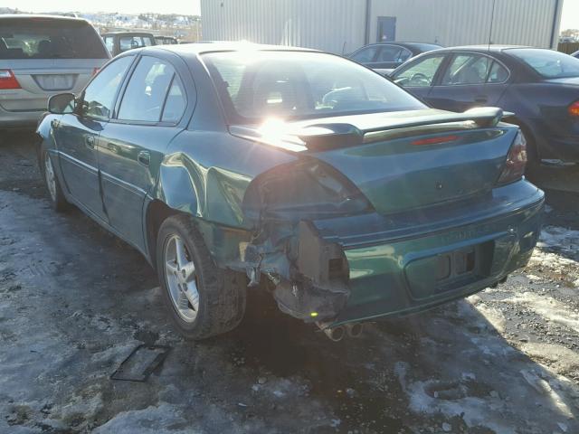 1G2NW52E1XM865772 - 1999 PONTIAC GRAND AM G GREEN photo 3