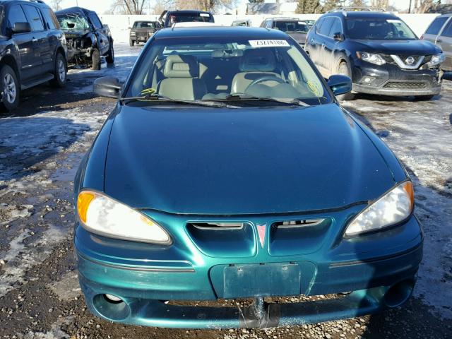 1G2NW52E1XM865772 - 1999 PONTIAC GRAND AM G GREEN photo 9