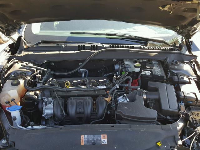 3FA6P0H71GR287906 - 2016 FORD FUSION SE GRAY photo 7