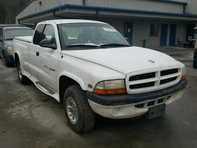 1B7GG23X0VS267469 - 1997 DODGE DAKOTA WHITE photo 1