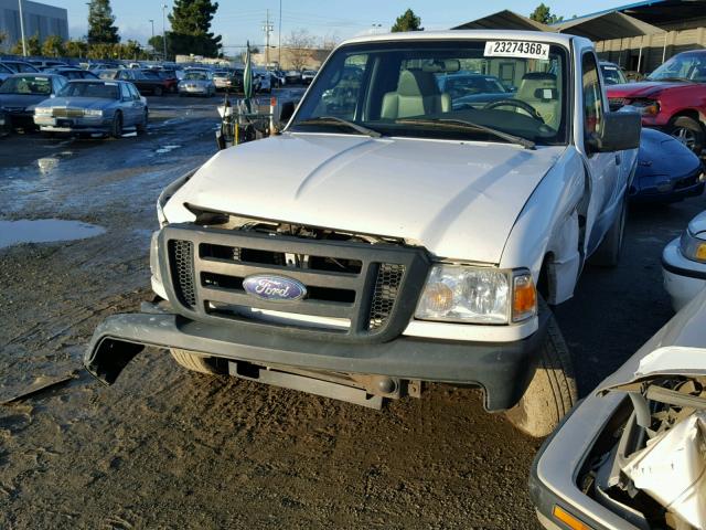 1FTYR10D78PA34246 - 2008 FORD RANGER WHITE photo 2