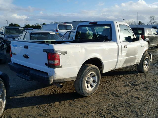 1FTYR10D78PA34246 - 2008 FORD RANGER WHITE photo 4