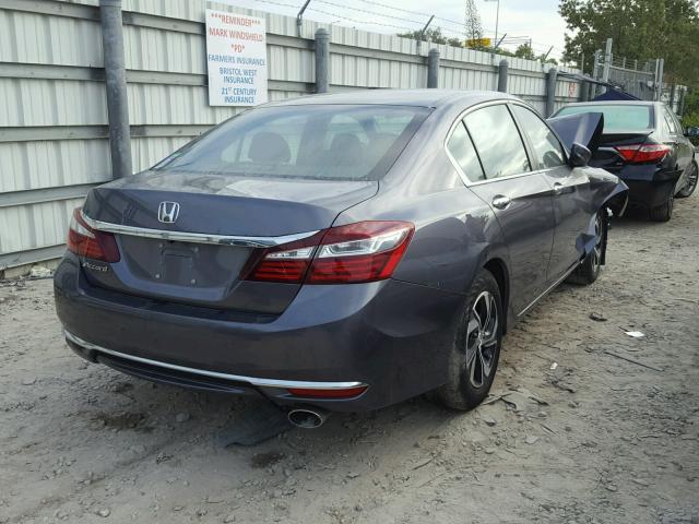 1HGCR2F39HA093480 - 2017 HONDA ACCORD LX SILVER photo 4