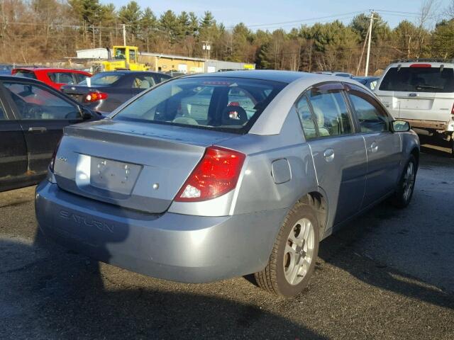 1G8AL52F43Z169538 - 2003 SATURN ION LEVEL SILVER photo 4