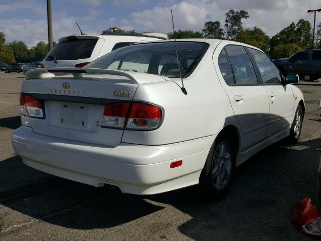 JNKCP11A3YT312490 - 2000 INFINITI G20 WHITE photo 4