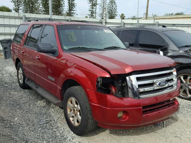 1FMFU15567LA29578 - 2007 FORD EXPEDITION RED photo 1