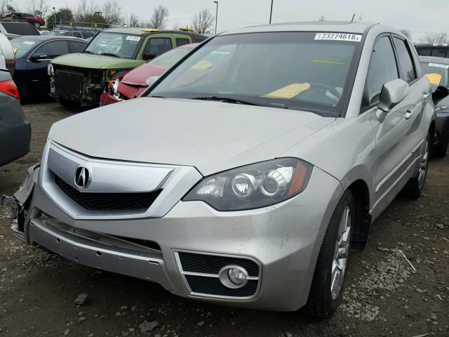 5J8TB1H58BA000503 - 2011 ACURA RDX TECHNO SILVER photo 2