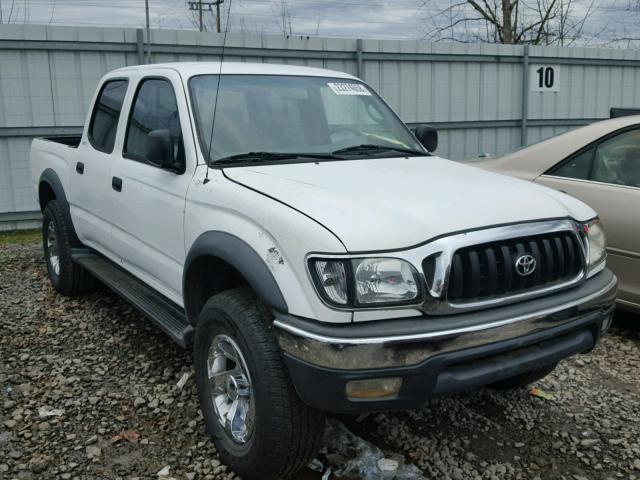 5TEGN92NX3Z184185 - 2003 TOYOTA TACOMA DOU WHITE photo 1