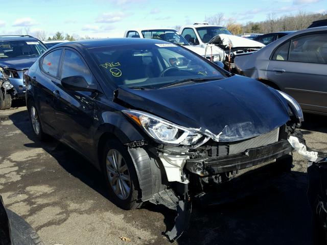 KMHDH4AE9FU263614 - 2015 HYUNDAI ELANTRA SE BLACK photo 1