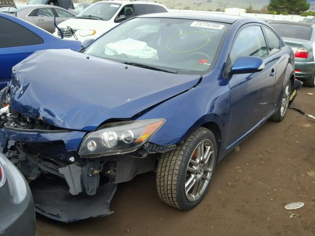 JTKDE167890295593 - 2009 TOYOTA SCION TC BLUE photo 2