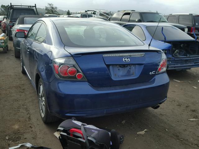 JTKDE167890295593 - 2009 TOYOTA SCION TC BLUE photo 3