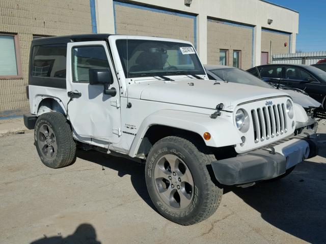 1C4AJWBG4GL106197 - 2016 JEEP WRANGLER S WHITE photo 1