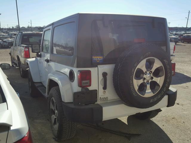 1C4AJWBG4GL106197 - 2016 JEEP WRANGLER S WHITE photo 3