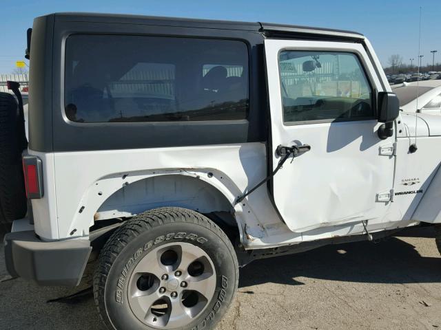 1C4AJWBG4GL106197 - 2016 JEEP WRANGLER S WHITE photo 9