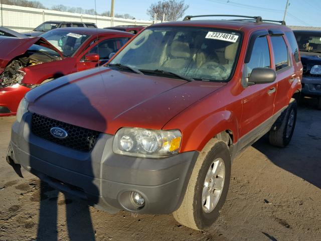 1FMYU03126KD03138 - 2006 FORD ESCAPE XLT ORANGE photo 2