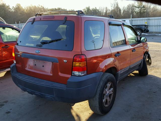 1FMYU03126KD03138 - 2006 FORD ESCAPE XLT ORANGE photo 4