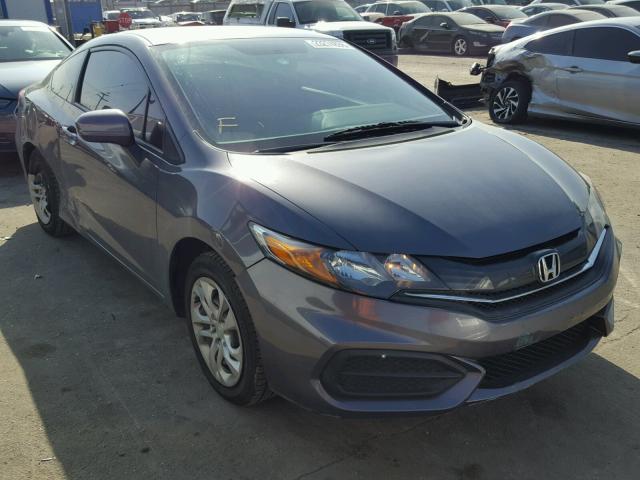 2HGFG3B59EH500680 - 2014 HONDA CIVIC LX GRAY photo 1