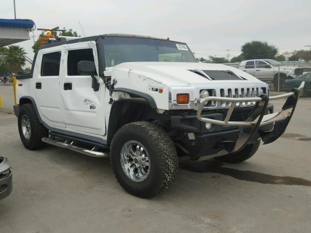 5GRGN22U15H101552 - 2005 HUMMER H2 SUT WHITE photo 1