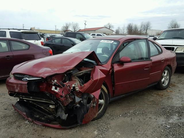 1FAFP55U73A233280 - 2003 FORD TAURUS SES MAROON photo 2