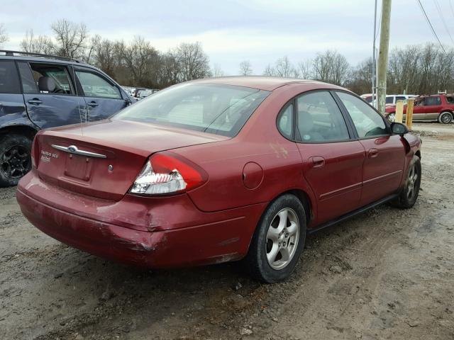 1FAFP55U73A233280 - 2003 FORD TAURUS SES MAROON photo 4