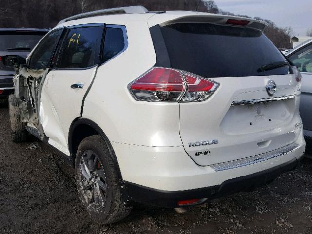 5N1AT2MV8GC768388 - 2016 NISSAN ROGUE S WHITE photo 3