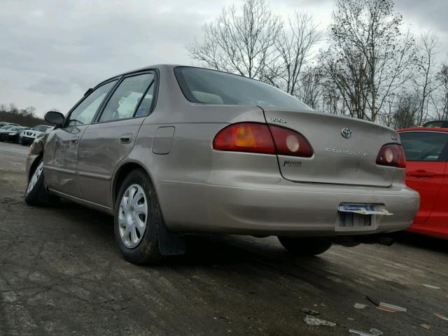 2T1BR12E32C545082 - 2002 TOYOTA COROLLA CE BEIGE photo 3